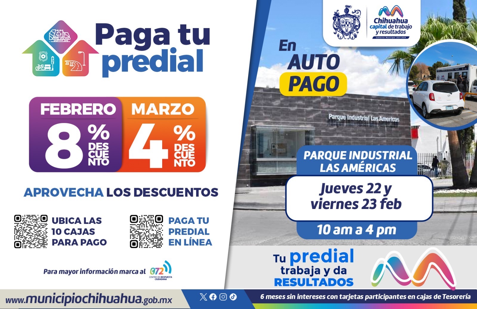 Paga tu Predial en Plaza Sendero este sábado 24 y domingo 25 de febrero ...