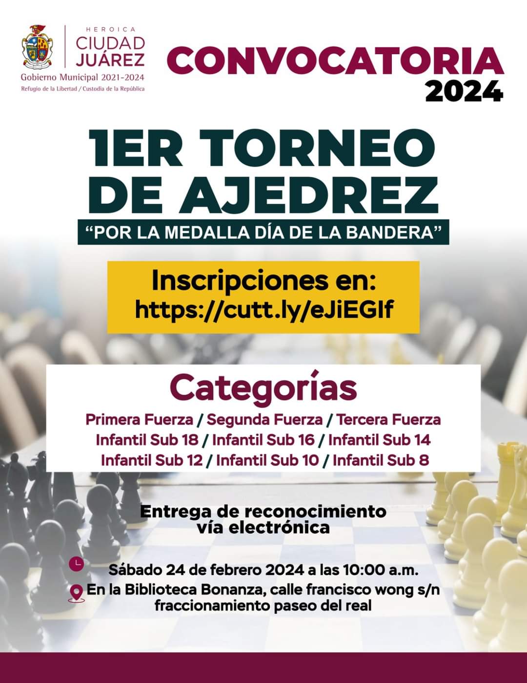 Invita Educación a participar en el Primer Torneo de Ajedrez 2024 – Al ...