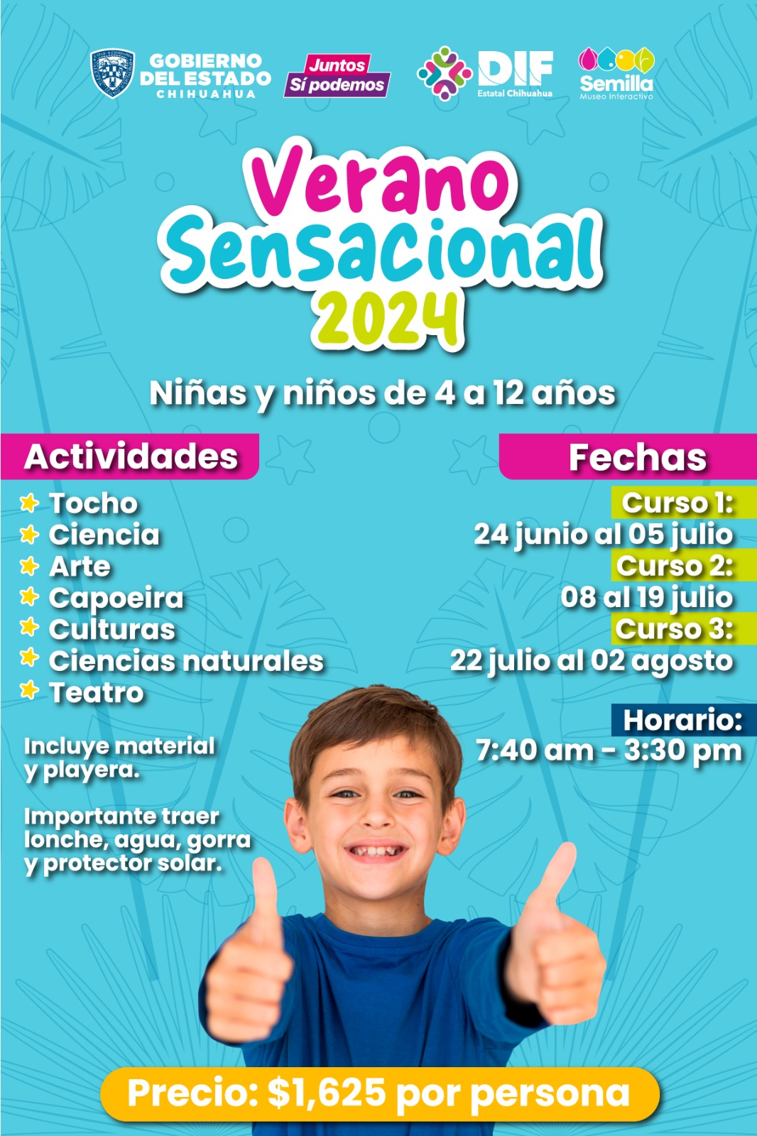Invita DIF Estatal a sus tres cursos de “Verano Sensacional” en Semilla ...