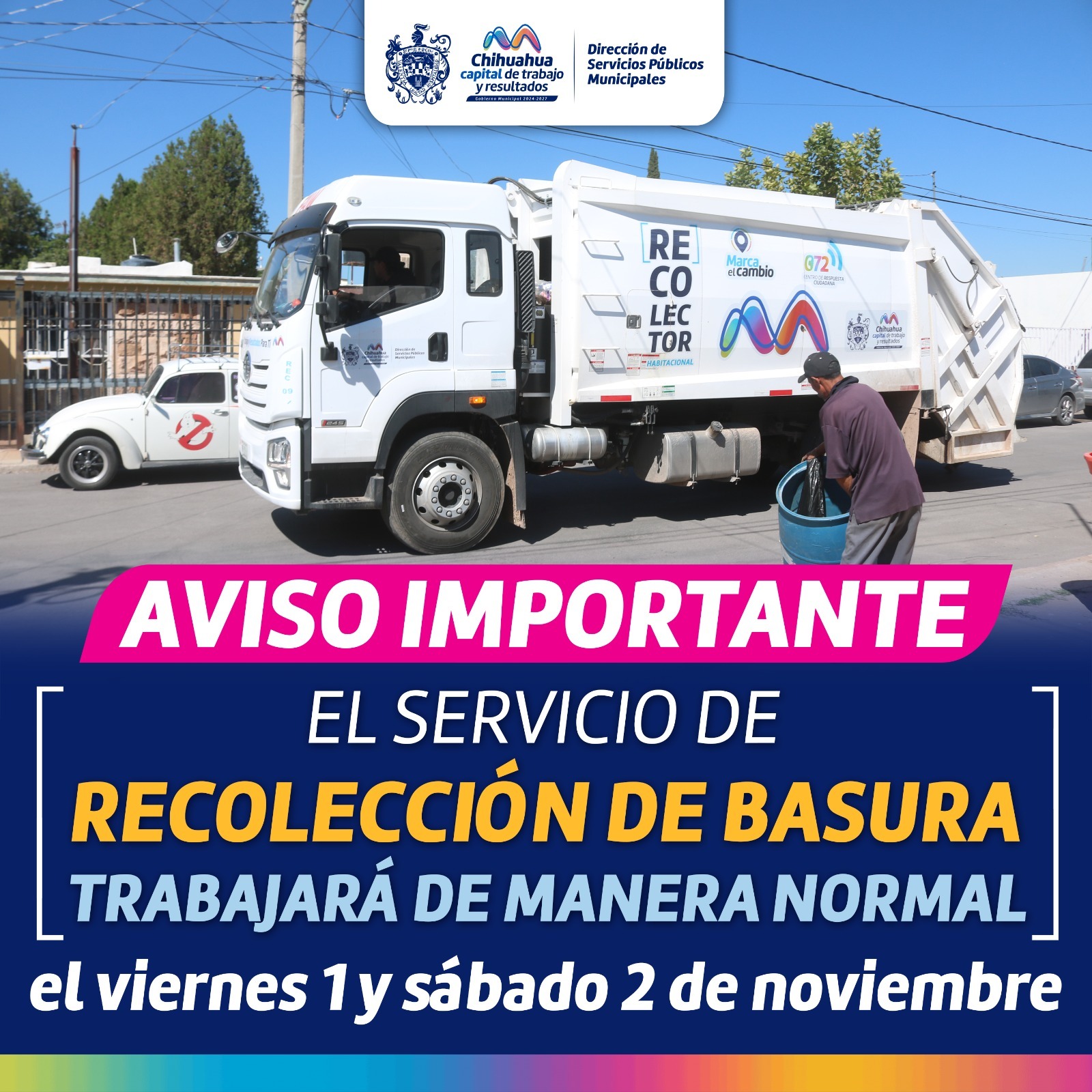 Servicio de recolección de basura será normal los próximos 1 y 2 de ...