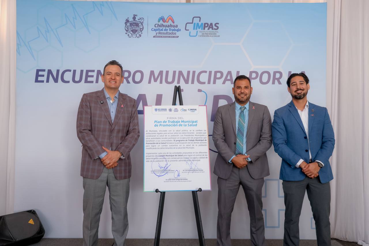 Firma Marco Bonilla plan de trabajo para la promoción de la salud con ...
