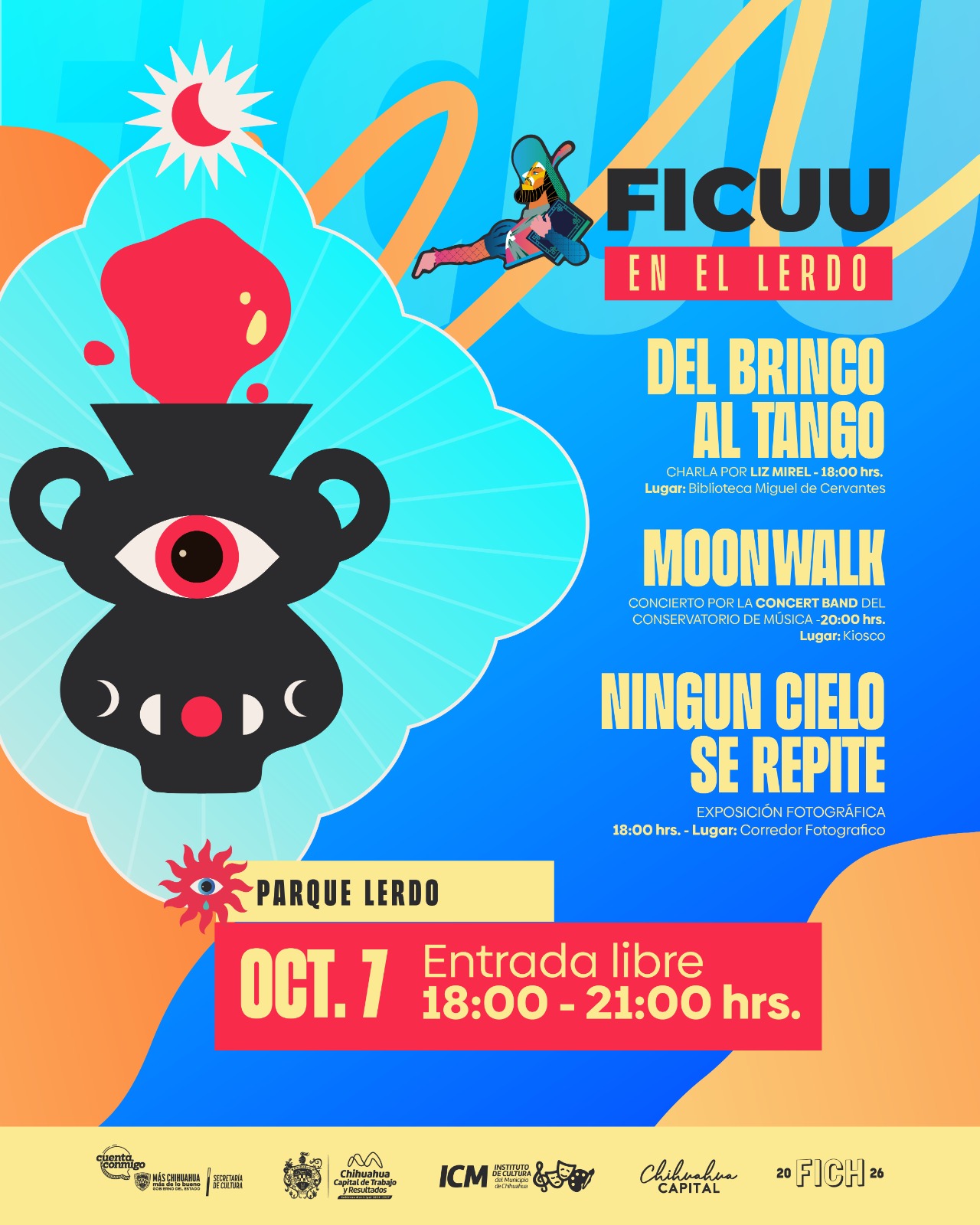 Actividades artísticas del FICUU 2026 en el Parque Lerdo